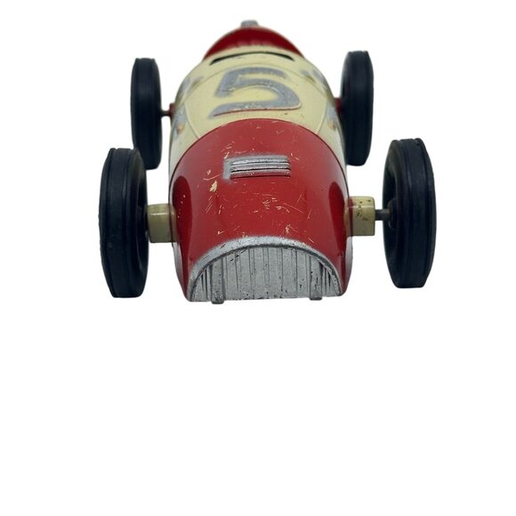 Vintage Renwal Ferrari Racer Tin Toy Car True Scale Replica Grand Prix Model USA - Picture 9 of 16